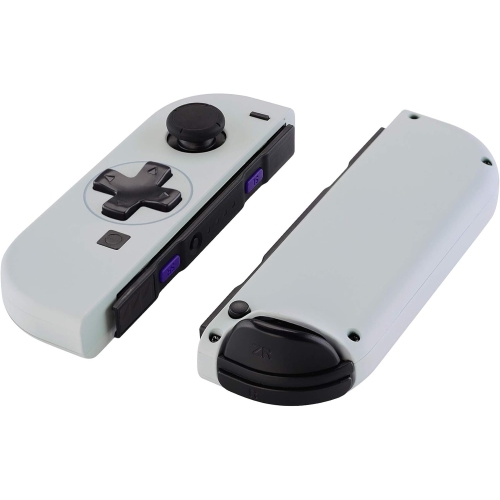Clics SNES Style Joycon Handheld Controller Housing Full Buttons, Replacement Shell Case