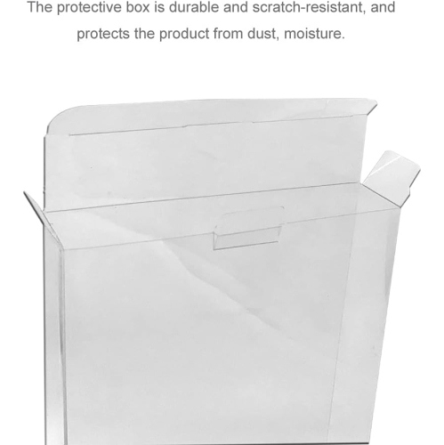 Boîte de protection pour jeux NES Games Box, étui transparent, paquet de 10