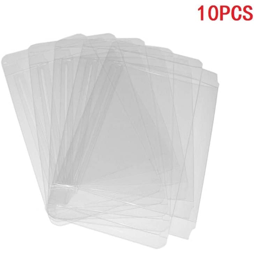 Boîte de protection pour jeux NES Games Box, étui transparent, paquet de 10