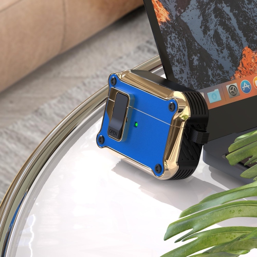 Case Compatible for Airpods Pro 2nd/1st Gen with Auto Snap Switch,Gold Border, for Airpods Pro