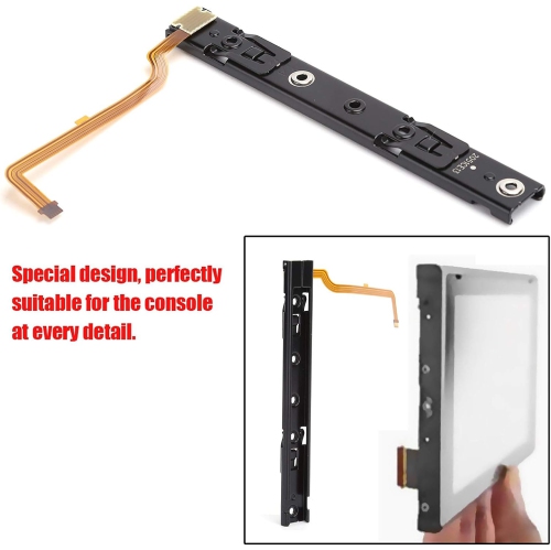 Replacement Parts Right Left L R Slider Rail with Flex Cable Repair for Nintendo Switch Console, Slider