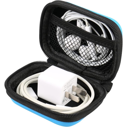 Earphone case, Earbud Carrying Case Holder Hard EVA Headphone Small Zipper Pouch Compatible with Beats Fit