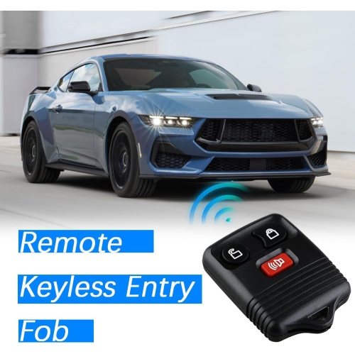 2PCS Key Fob, Replacement Keyless Entry Remote, 3 Button Control Remote Key Fob Replacement for Ford 1998-2016