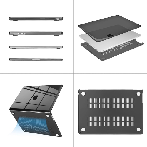 Compatible with MacBook Air 15 inch Case 2023 2024 Release M3 A3114 M2 A2941 Liquid Retina Display Touch ID,