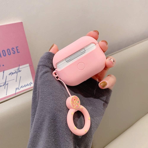Compatible with Airpods Pro Case,Soft Silicone Kawaii Cute Skin Case Cover Shock-Absorbing Protective Case