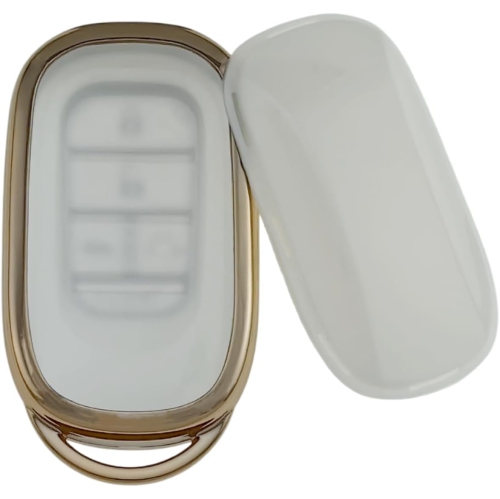TPU Key Fob Cover Compatible with 2022 2023 2024 Honda Accord Civic HR-V CR-V Pilot Sport SI