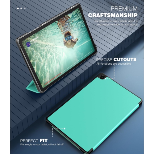 Étui pour Galaxy Tab A9+/A9 Plus de 11 po 2023 de Samsung, couverture de protection rigide avec support mince et léger