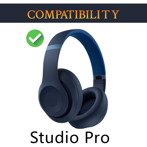 Replacement Earpads for Beats Studio Pro Noise Cancelling Headphones, Cushions Ear Pads with Soft