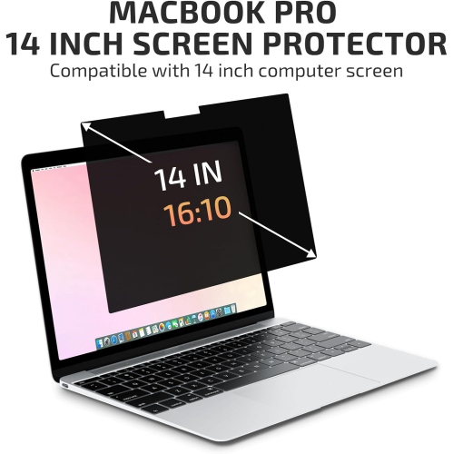 Privacy Screen for Macbook Pro 14 Inch 2021(A 2442),Macbook Pro 14 Inch Screen Protector,Removable Matte Anti Blue