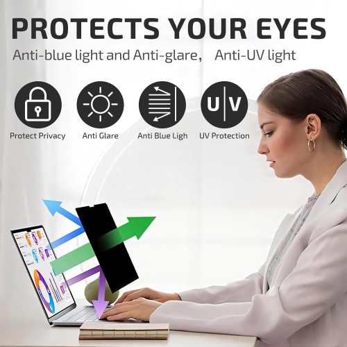 Privacy Screen for Macbook Pro 14 Inch 2021(A 2442),Macbook Pro 14 Inch Screen Protector,Removable Matte Anti Blue