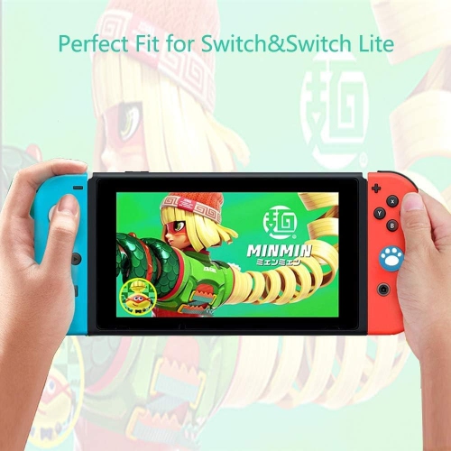 (14Pcs) Cat Claw Design Thumb Grip Caps, Hestia Goods Joystick Cap for Nintendo Switch & Lite, Soft Silicone Cover