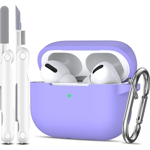 for AirPods Pro Case Cover, Military Grade Anti-Fall Soft Silicone Shock-Absorbing Protective for AirPods Pro