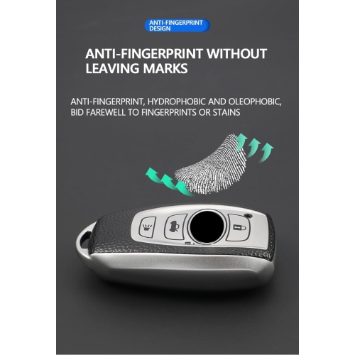 TPU Car Key Fob Cover with Keychain fits for Subaru Outback Ascent Forester Crosstrek Legacy Key Case Cover 3