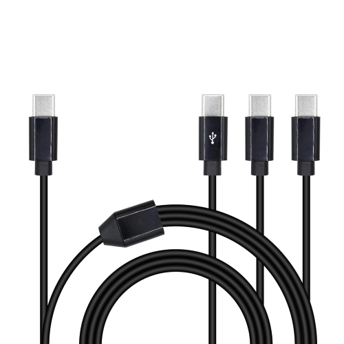 XILAGHY  3 In 1 USB Type C Splitter Cable, USB C Male to 3 USB C Male Data Snyc And Charging Cord, USB C Multi Charging