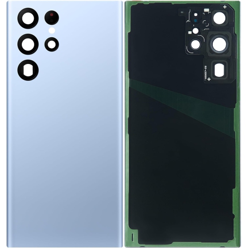 NUFIX  Back Gl Replacement for Samsung S22 Ultra Y Door Panel Housing With Camera Lens for Samsung Galaxy S22