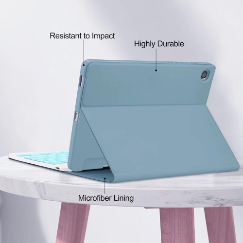 Colour Keyboard Case for Galaxy Tab S9 FE 10.9''/Tab S9 11"/ Tab S8 11"/Tab S7 11 inch, Magnet Detachable Keyboard