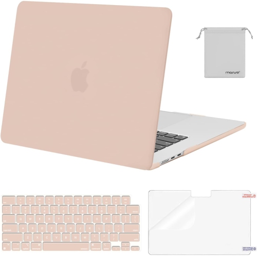 MOSISO  Compatible With Macbook Air 15 Inch Case 2023 2024 Release M3 A3114 M2 A2941 With Liquid Retina Display&touch