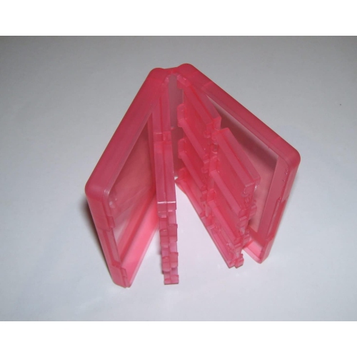 Étui de rangement pour le jeu rose compatible avec la Nintendo DS 3DS