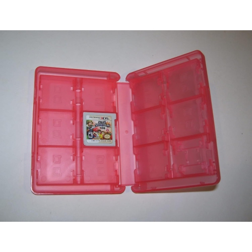 Étui de rangement pour le jeu rose compatible avec la Nintendo DS 3DS