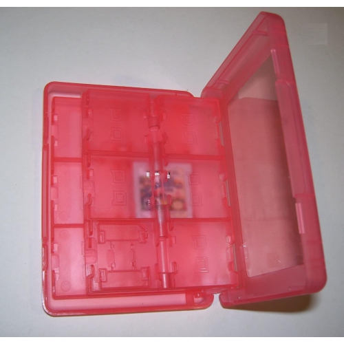 Étui de rangement pour le jeu rose compatible avec la Nintendo DS 3DS