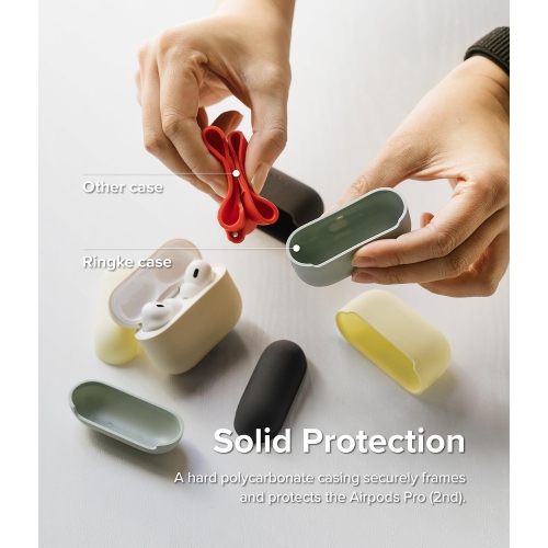 Silicone Case Compatible with AirPods Pro 2 Case, Slim Lightweight Cover Designed for AirPods Pro 2nd Generation