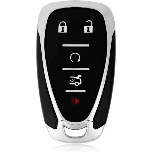 Key Fob Remote Replacement for 2020 2021 2022 Chevrolet Camaro Cruze Malibu 5 Buttons 433MHz HYQ4EA,Black