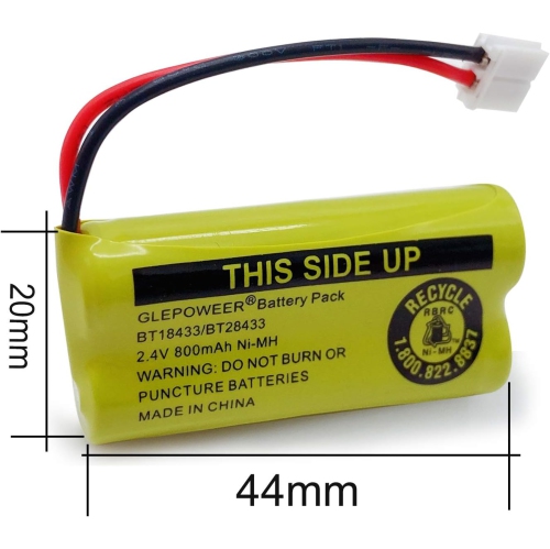 BT18433 BT-18433 BT184342 BT-184342 BT1011 BT-1011 Replacement y Compatible with AT&T and Vtech BT-8300