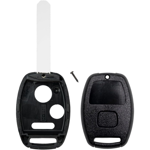 1 PC Replacement Remote Head Key Fob Shell Case Compatible with Honda Civic Fit CR-V CR-Z Insight Odyssey (No Chip
