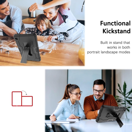 Case for Samsung Galaxy Tab A7 Lite 8.7 inch 2021 SM-T225 T220 Kickstand Heavy Duty Cover 3 in 1 ged