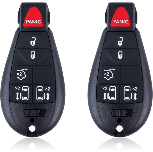 ROPE Car Key Fob Keyless Entry Remote fits Chrysler Town and Country 2008-2015/Dodge Grand Caravan 2008-2014