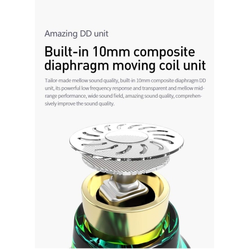 KBEAR – Écouteurs-boutons KS2, écouteurs-boutons stéréo IEM 1BA 1DD, écouteurs-boutons haute fidélité
