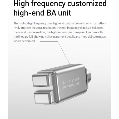 KBEAR – Écouteurs-boutons KS2, écouteurs-boutons stéréo IEM 1BA 1DD, écouteurs-boutons haute fidélité