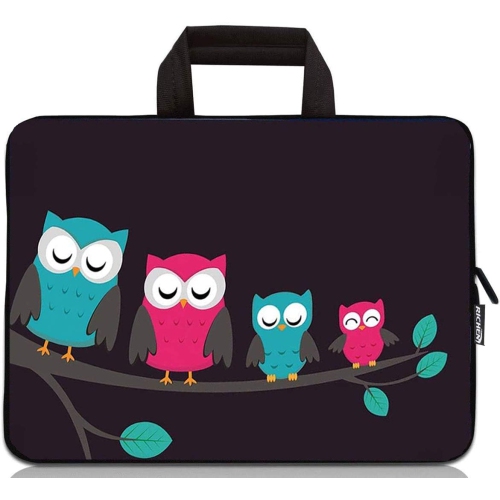 RICHEN  12 Inch Neoprene Laptop Carrying Bag Chromebook Case Tablet Travel Cover With Handle Zipper Carrying Sleeve Case Bag