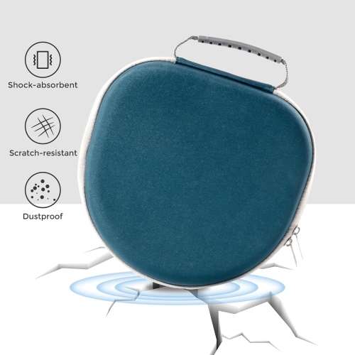Étui de transport pour nouveaux AirPods Max, étui rigide pour écouteurs avec pochette en filet, transport alternatif