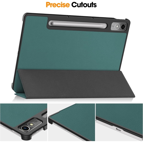 Case for Lenovo Tab P12 Pro 12.7" 2024, Folding Folio Ultra-Thin Smart PU Leather Stand Case Cover
