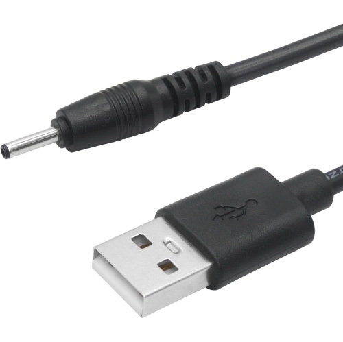 2Pcs USB to DC 2.5mm x 0.7mm Power Cord 3FT, USB 2.0 A Male to DC 2.5mm x 0.7mm Male Plug 5V 3A Power Charging Cable,