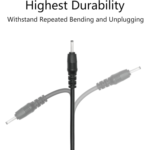 2Pcs USB to DC 2.5mm x 0.7mm Power Cord 3FT, USB 2.0 A Male to DC 2.5mm x 0.7mm Male Plug 5V 3A Power Charging Cable,