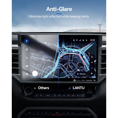 Car Screen Protector for 2022-2024 Toyota Tundra Accessories& 2023-2024 Sequoia 14" Tempered Gl GPS Navigation