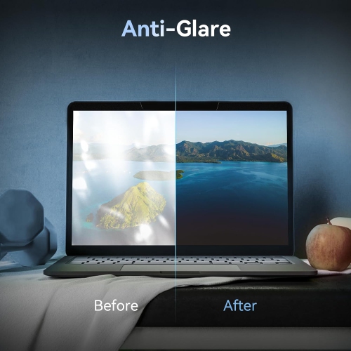 Magnetic Laptop Privacy Screen 13.3 inch,16:9 Aspect Removable Anti Glare Protector Blue Light Privacy Screen