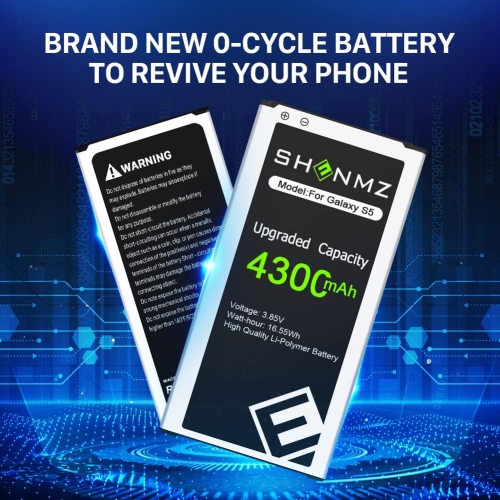Galaxy S5 y, 4300mAh Ultra High Capacity New 0 Cycle Replacement y for Samsung Galaxy S5