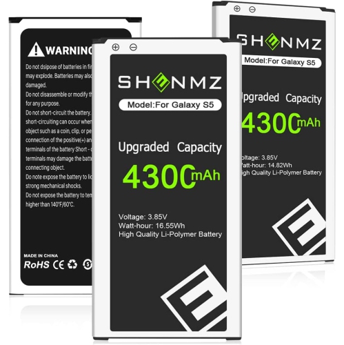Galaxy S5 y, 4300mAh Ultra High Capacity New 0 Cycle Replacement y for Samsung Galaxy S5