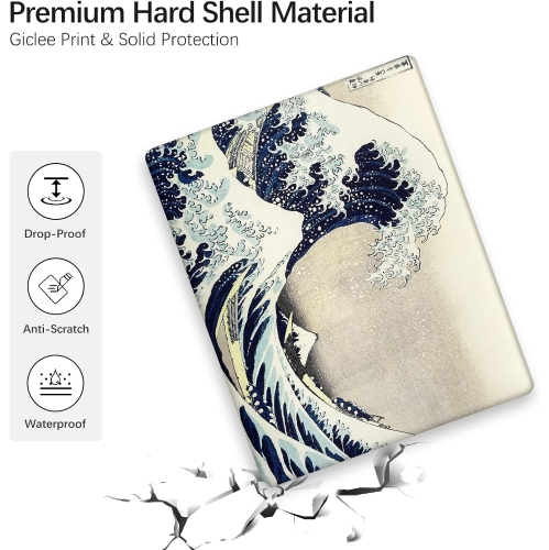 Compatible with MacBook Air 13 inch Cover, 2022-2018 Release A2179/A2337 M1 with Touch ID with Keyboard