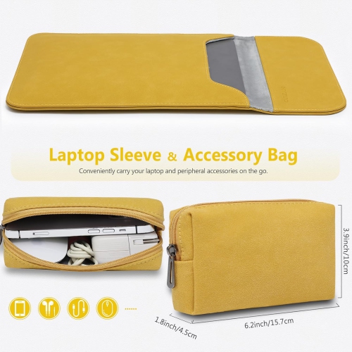 15 Inch Laptop Sleeve Bag for MacBook Air 15.3/15 M3/M2 Chip A3114 A2941 2023-2024, 15-inch Surface Laptop