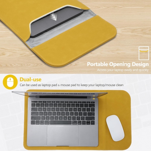 15 Inch Laptop Sleeve Bag for MacBook Air 15.3/15 M3/M2 Chip A3114 A2941 2023-2024, 15-inch Surface Laptop