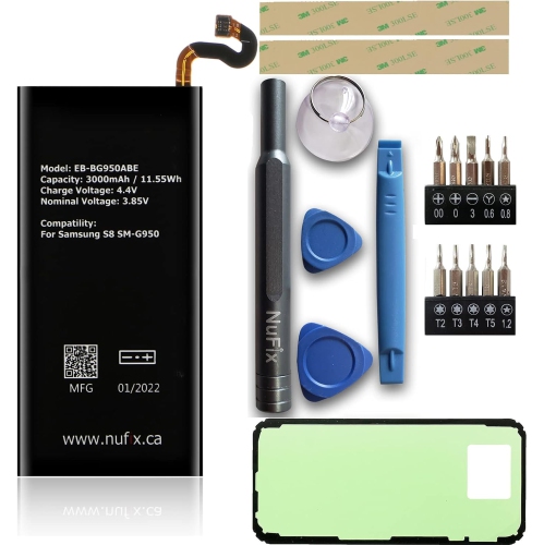 y Replacement for Samsung S8 3000mAh Compatible Replacement y EB-BG950ABE EB-BG950ABA SM-G950W