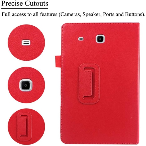 Folio Case for Tab E 9.6'' Model SM-T560 T561 T565 and SM-T567V, Slim PU Leather Case Cover for Samsung Galaxy