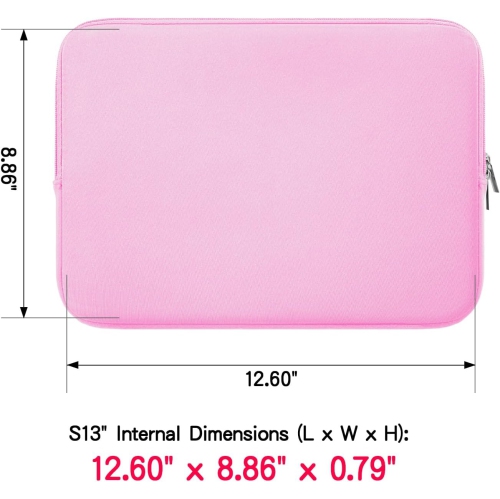 RAINYEAR 13 Inch Laptop Sleeve Compatible with 2021 2022 MacBook 13.6" M2 A2681, 13.3 Air Pro M1 A2337 A2338 A2159