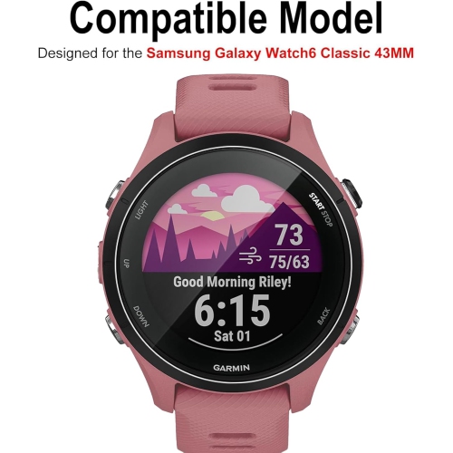 Screen Protector for Garmin Forerunner 255s/255s Music, 3 Pack 9H Hardness [Anti-Scratch] Tempered Gl