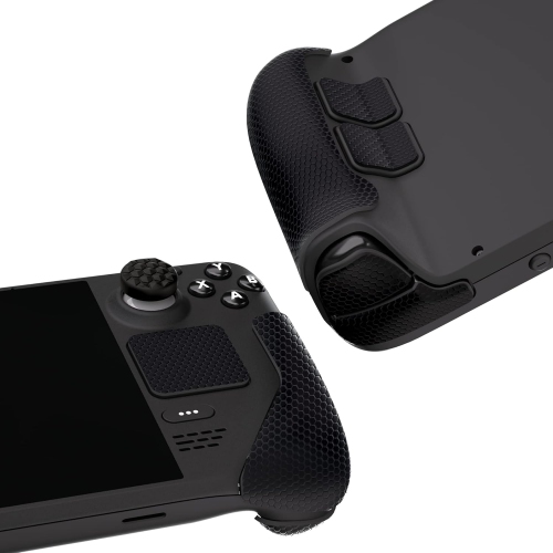 Professional Textured Soft Rubber Pads Handle Grips for Steam Deck LCD & O, Trackpads Skin Grip