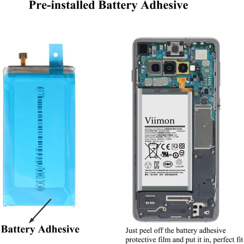 S10 y Replacement Kits for Samsung Galaxy S10 All Models with Adhesive and Repair Tool Kits